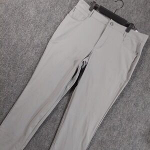 Modern Ambition Pants Mens 36x34 Gray Chino 5 Pocket Stretch Travel Casual